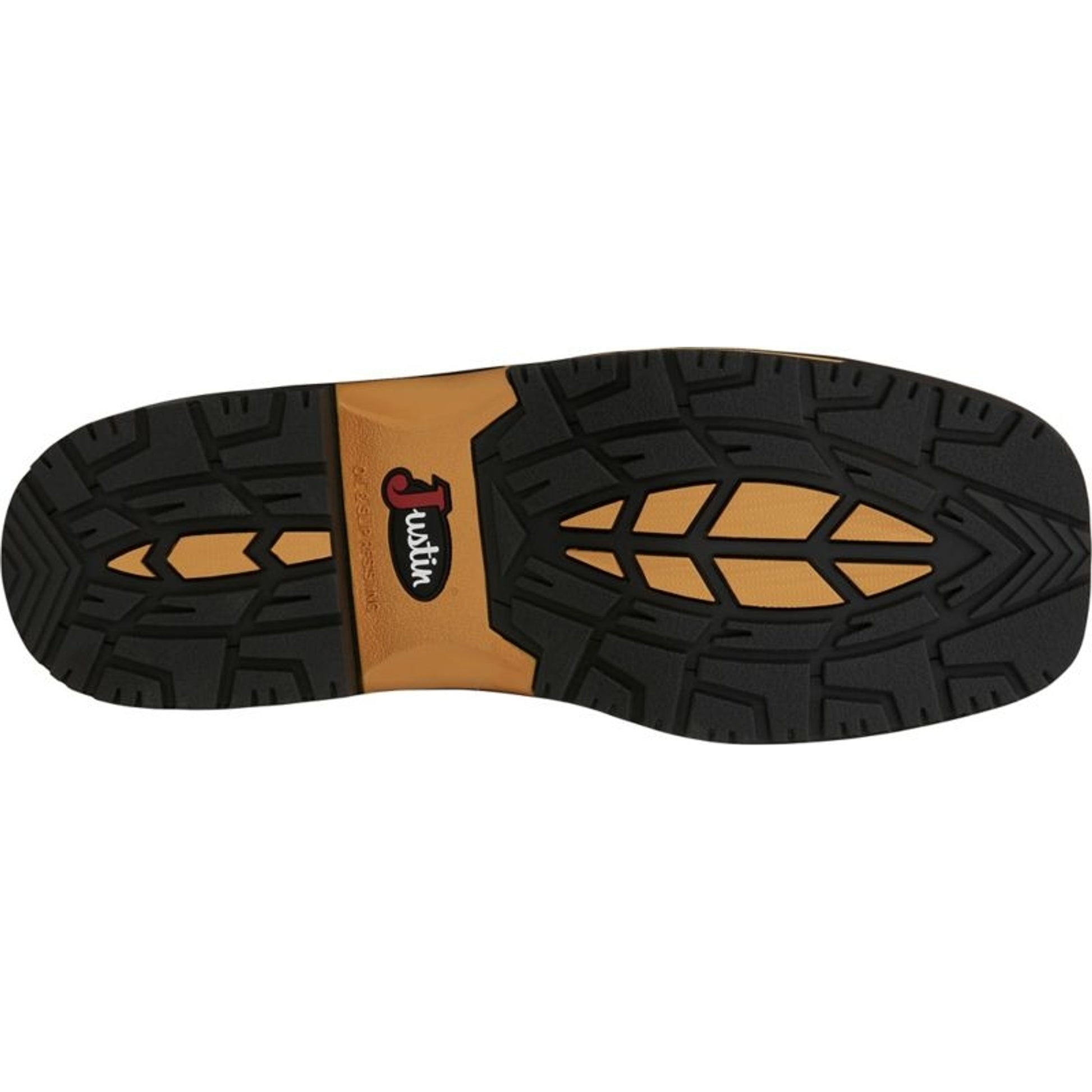 Justin Mens Stampede Joist WP Sq Toe Boots