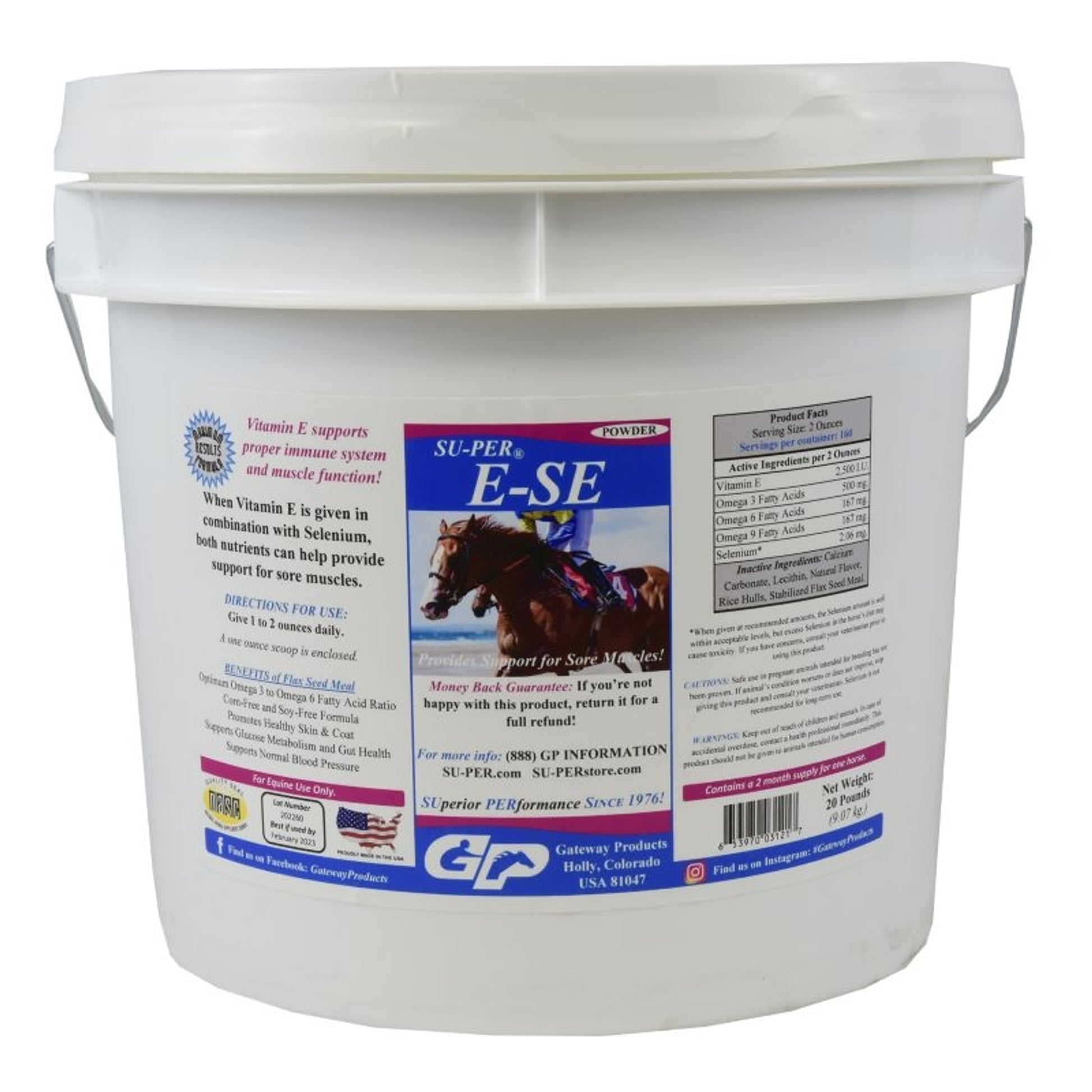 SU-PER E-SE Powder Supplement 20 lb