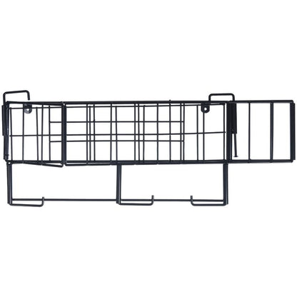 Tough1 Hanging Bridle Rack with Basket