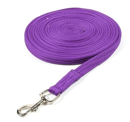Shires Soft Feel Lunge Line 8 meters/ 26 ft Black