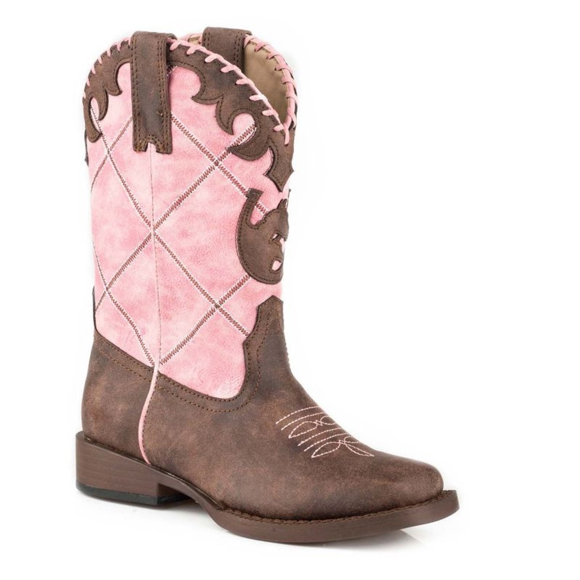 Roper Kids Lacy Square Toe Boots