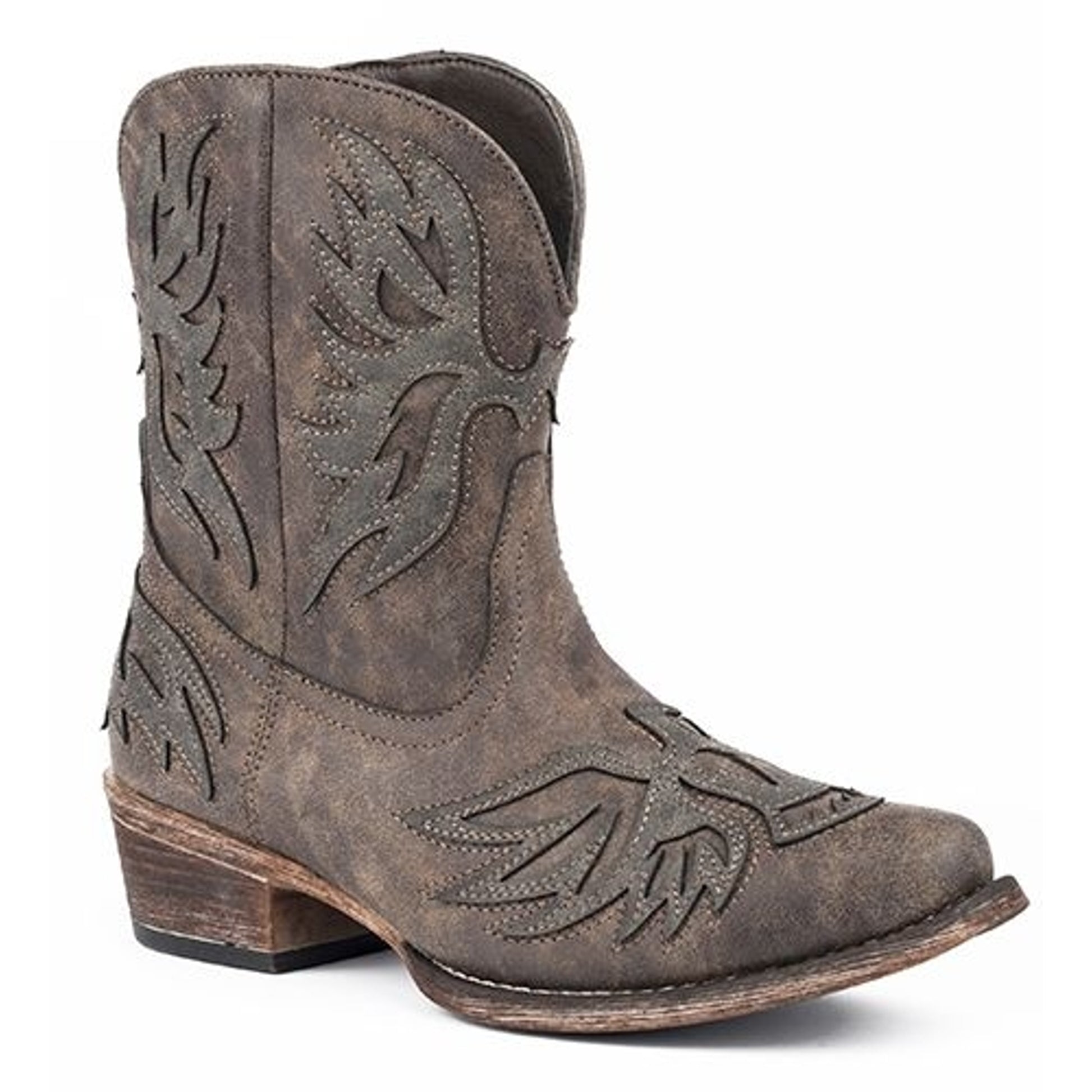 Roper Ladies Amelia Snip Toe Brown Boots