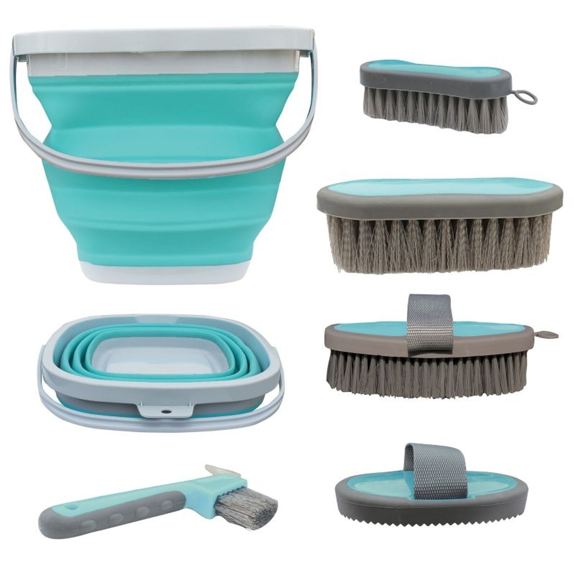 Tail Tamer Grooming Kit with Collapsible Bucket