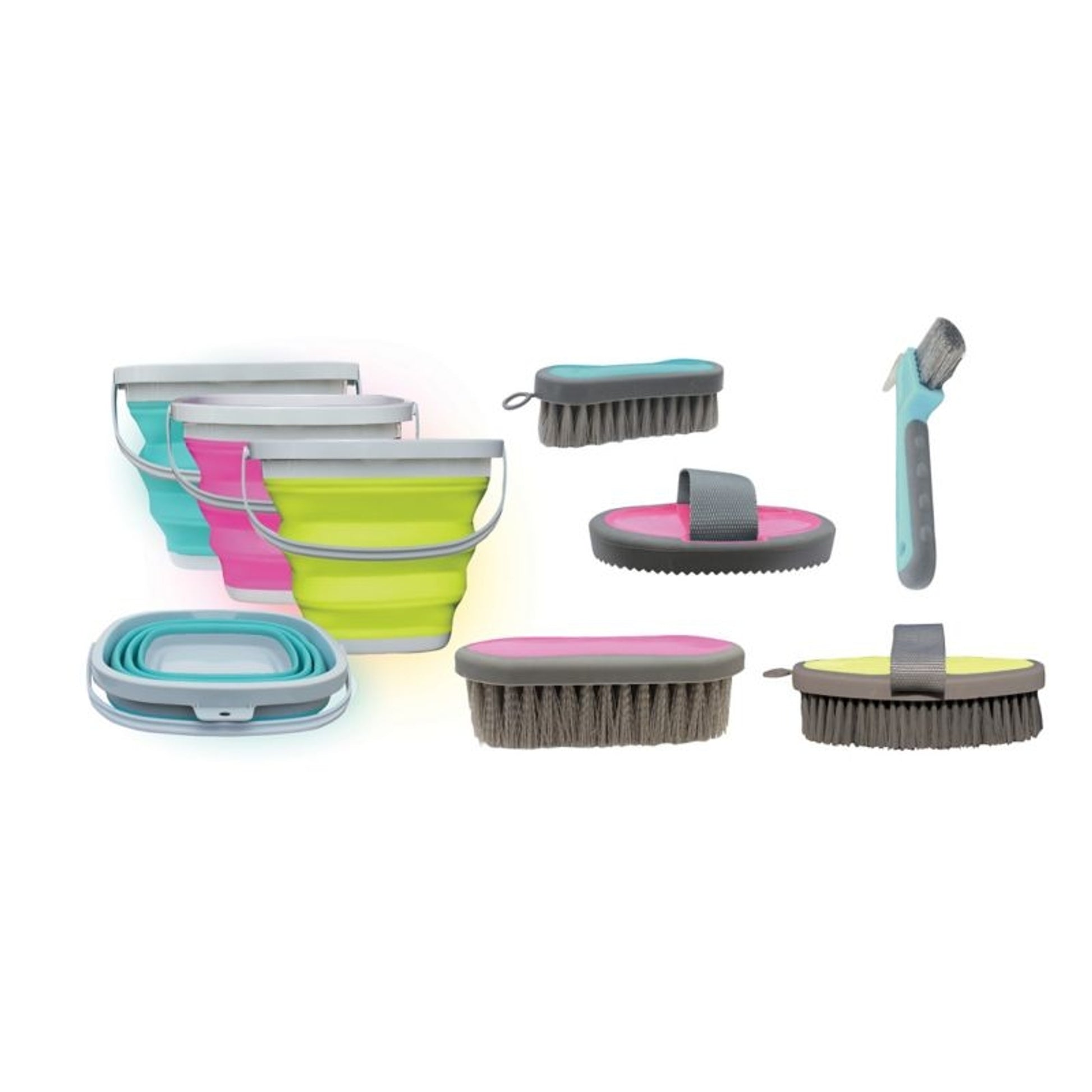 Tail Tamer Grooming Kit with Collapsible Bucket