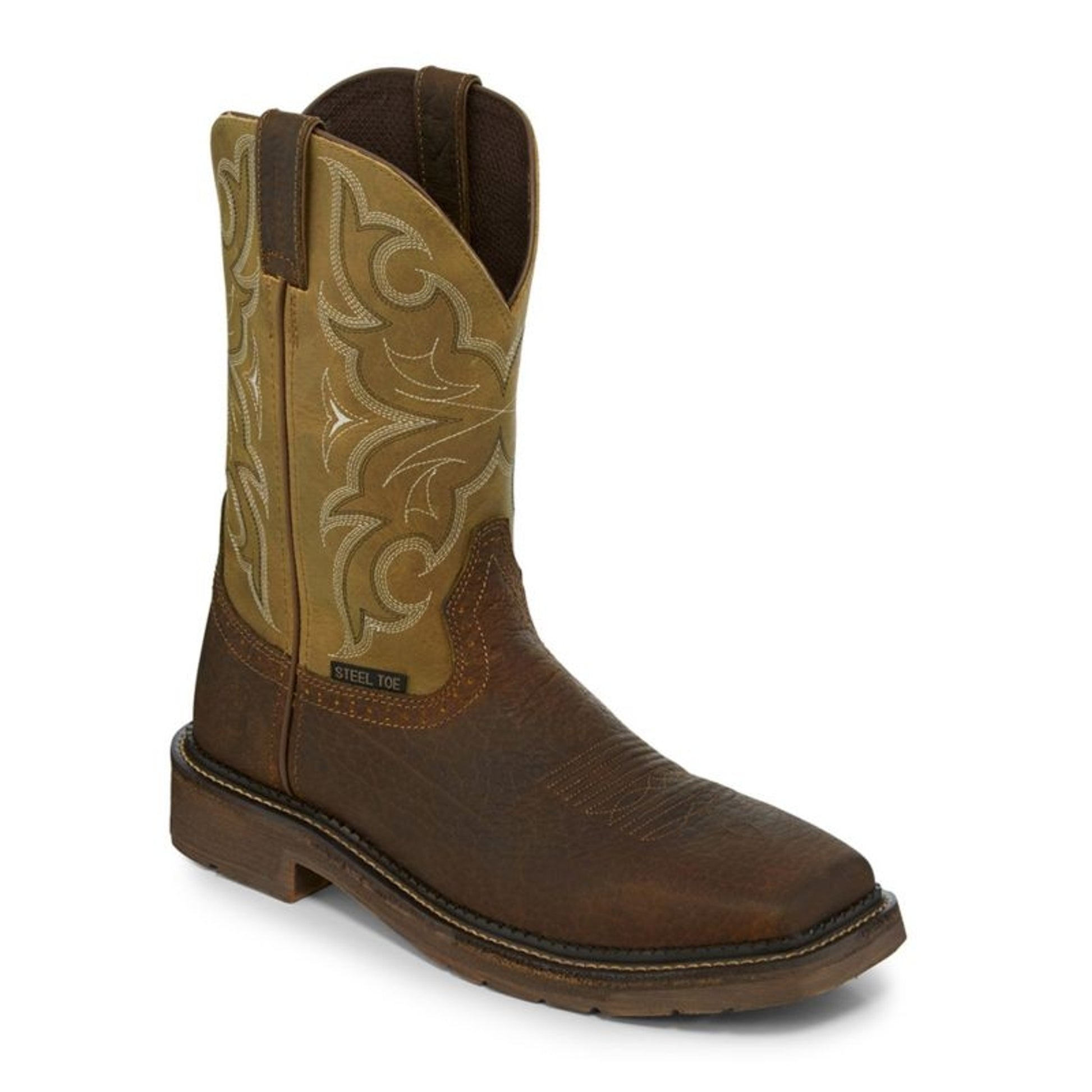 Justin Stampede Amarillo Steel Toe Boot