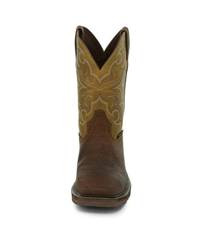 Justin Stampede Amarillo Steel Toe Boot