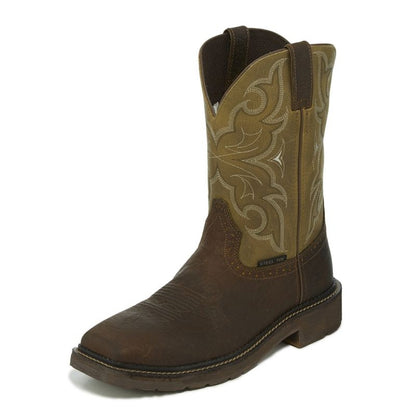 Justin Stampede Amarillo Steel Toe Boot