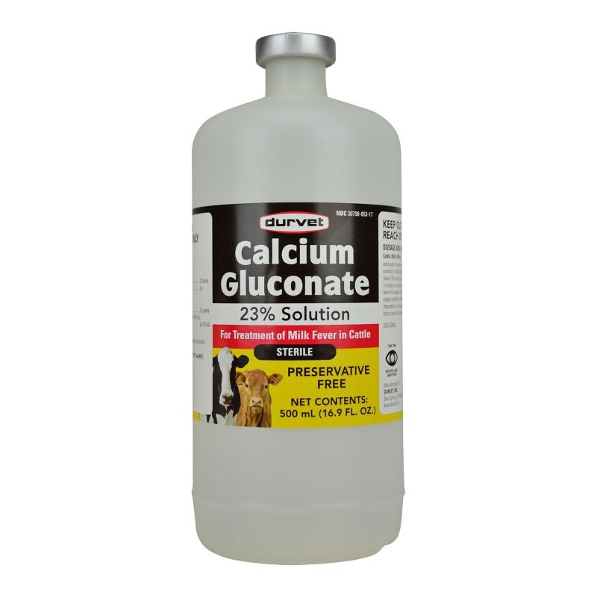 Durvet Calcium Gluconate 23 Percent Solution