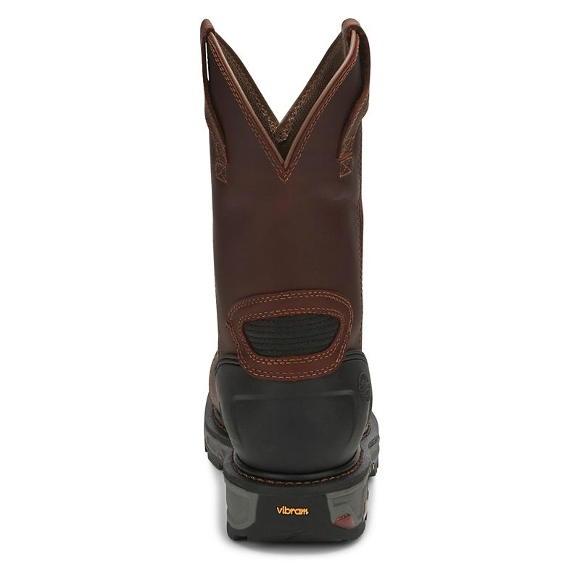 Justin Mens Warhawk Chestnut Comp Toe Boots