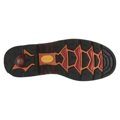 Justin Mens Warhawk Chestnut Comp Toe Boots