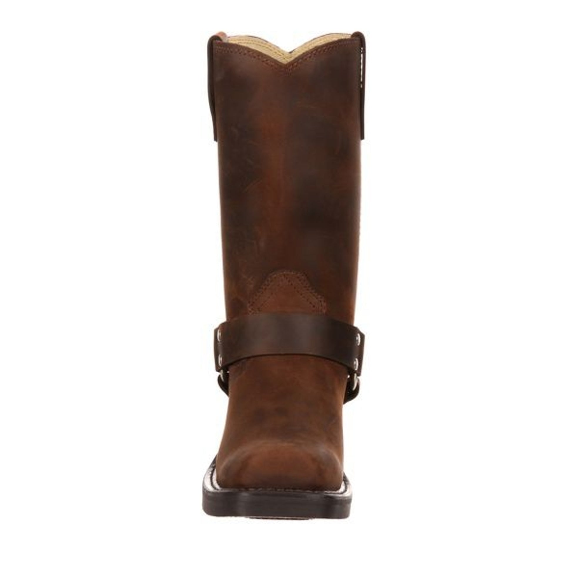 Durango Mens Square Toe Brown Harness Boots