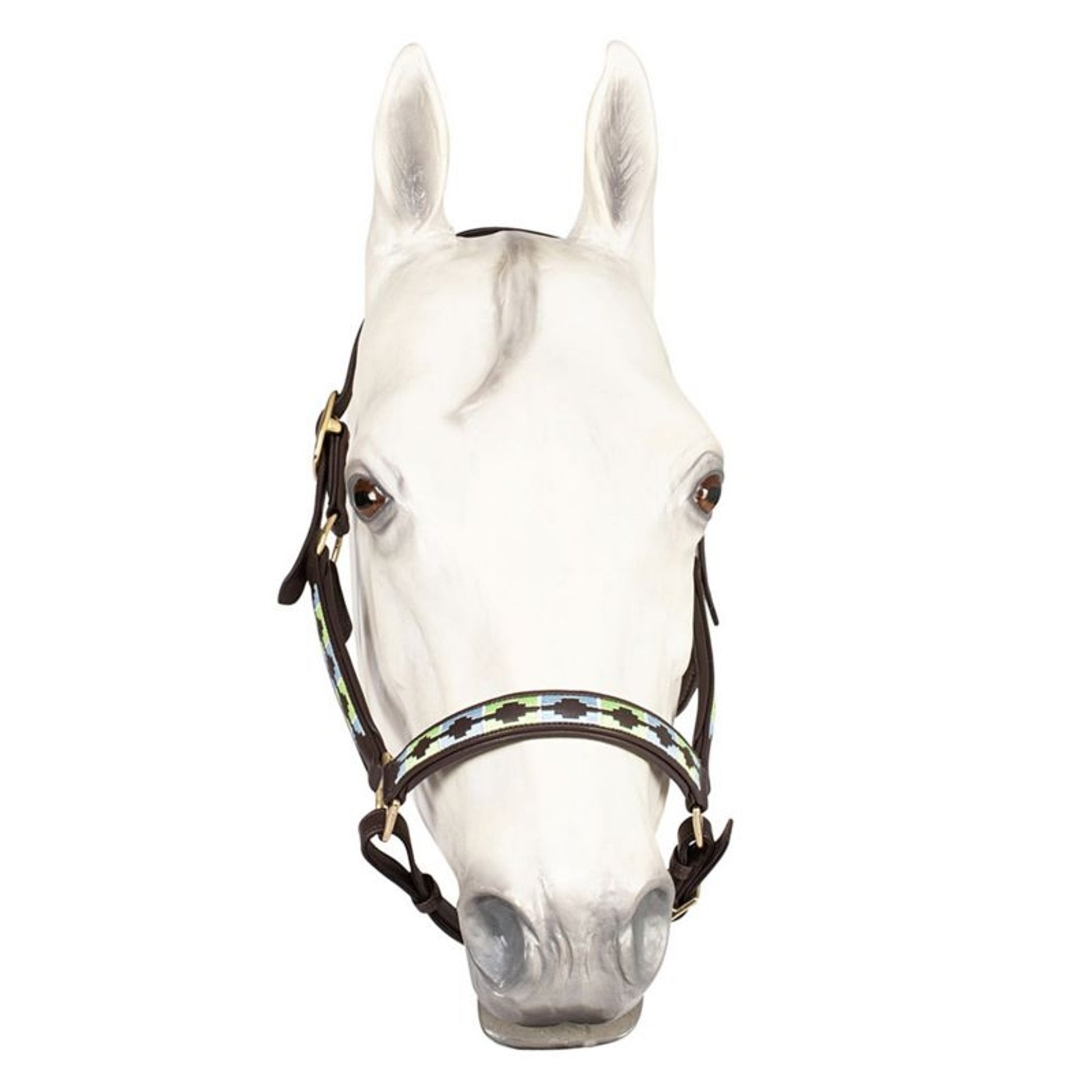 HDR Embroidered Cal Havana Leather Halter
