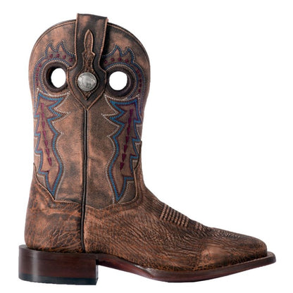 Dan Post Mens 12in Badlands Sq Tan Boots