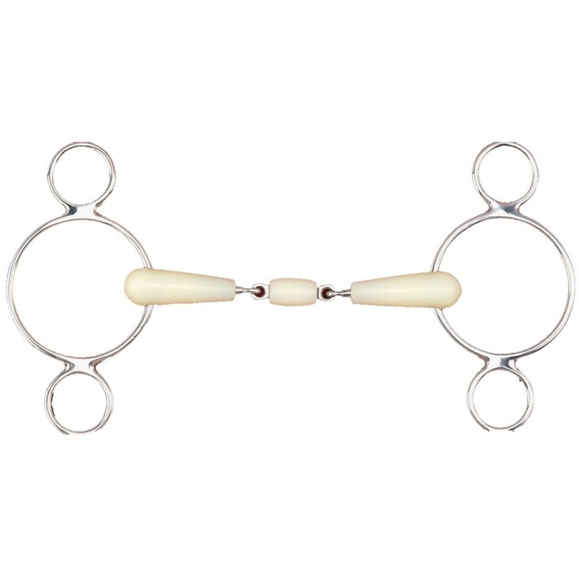 Happy Mouth Double Joint Roller 2-Ring Gag