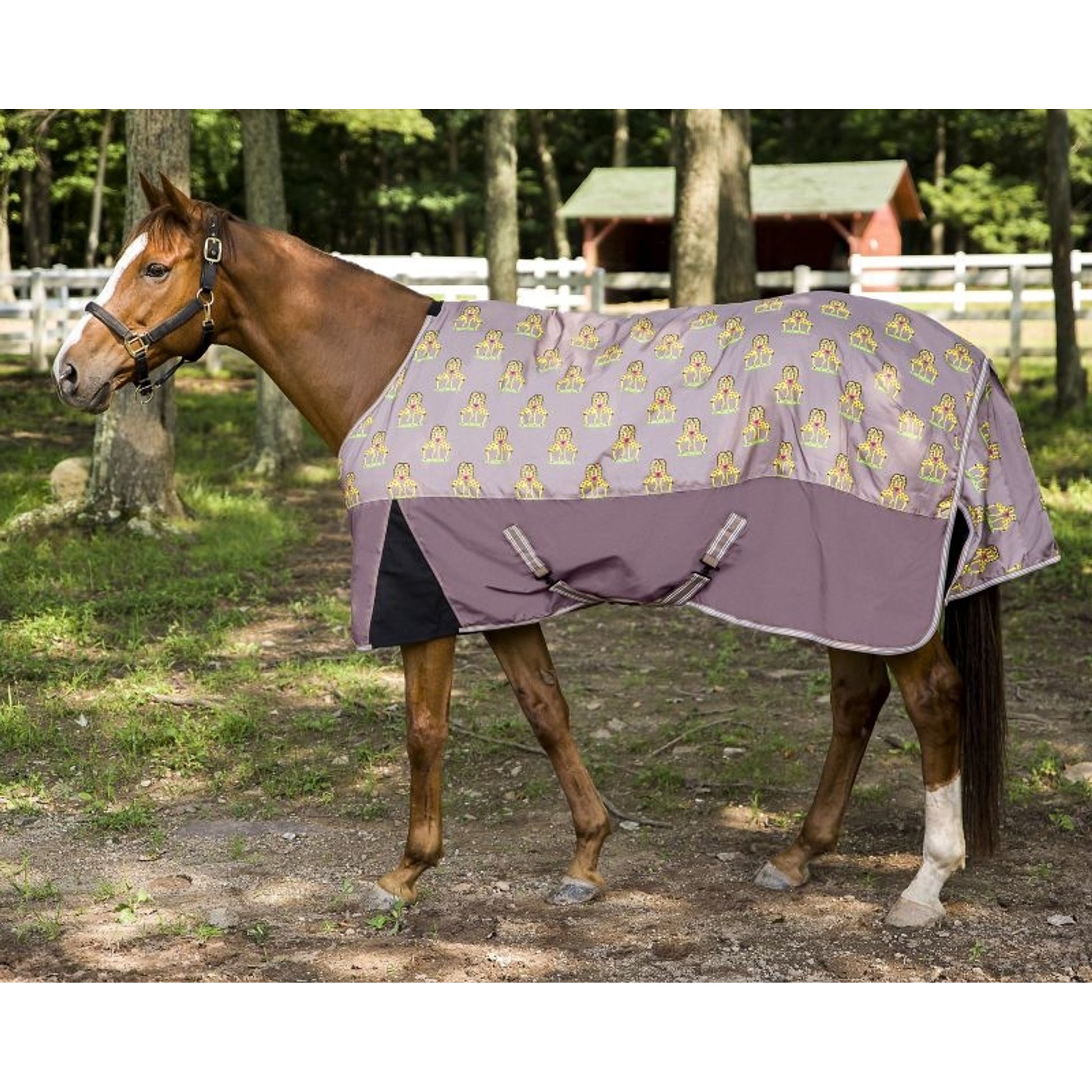 TuffRider 1200D Ripstop Turnout Blanket Giraffe
