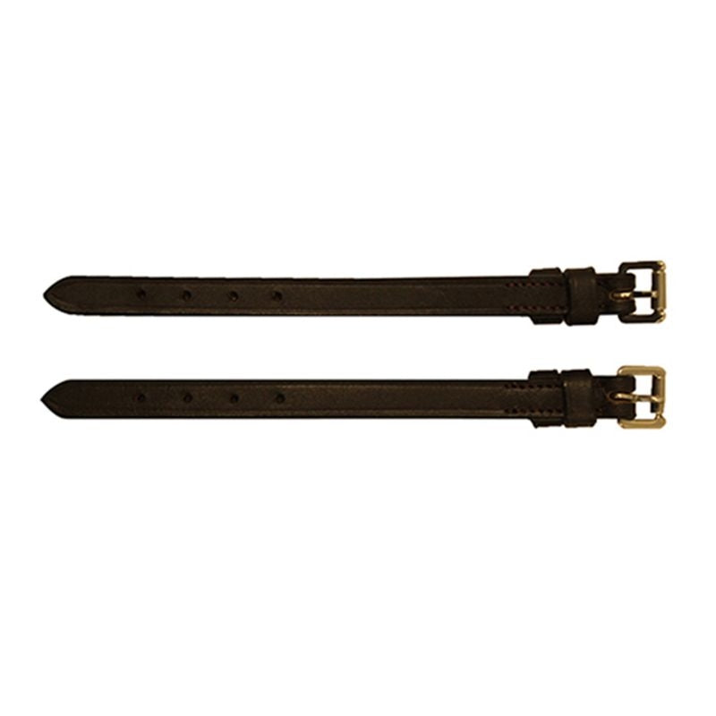 Rambo Micklem Bit Straps 5pr Brass