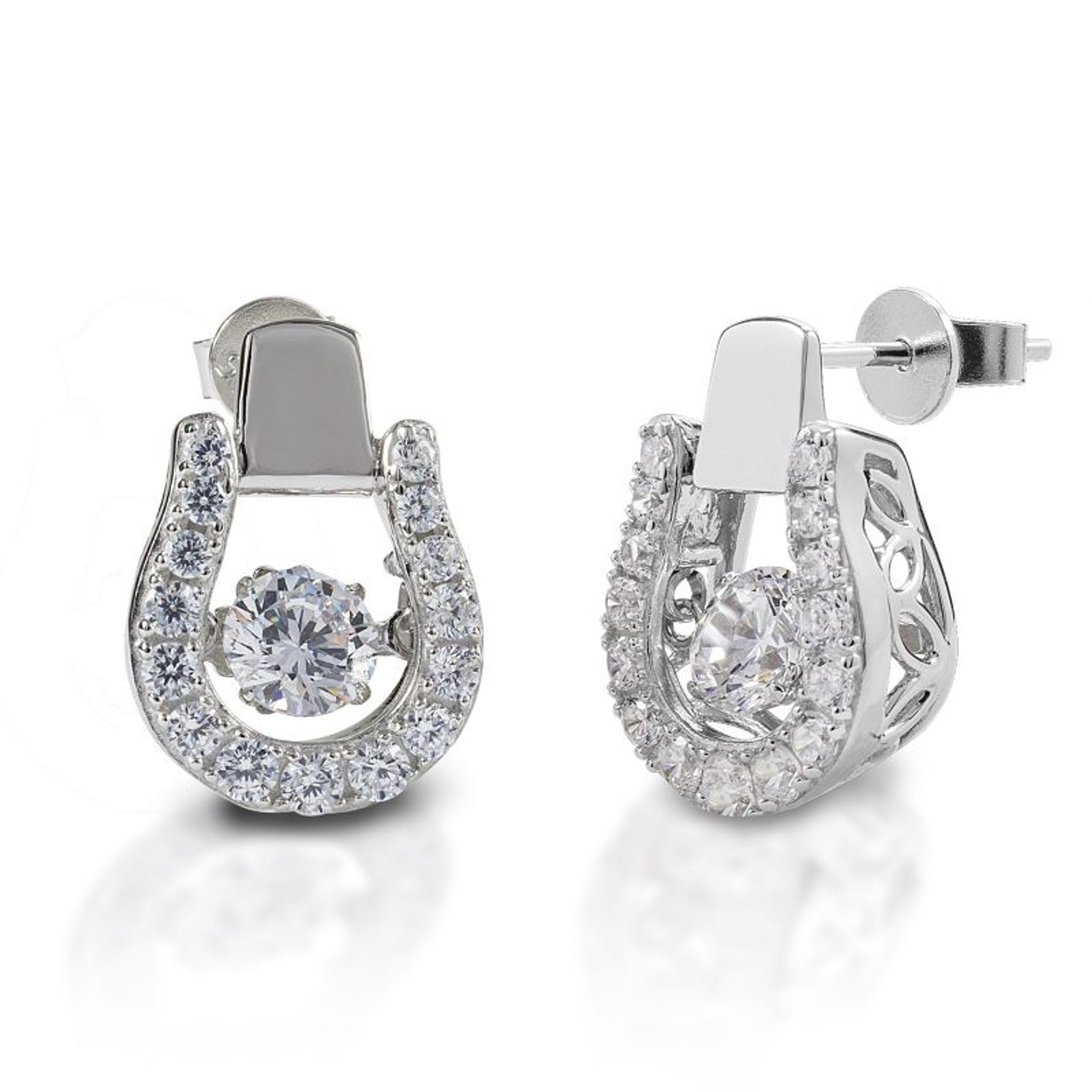 Kelly Herd Dancing Stirrup Earrings