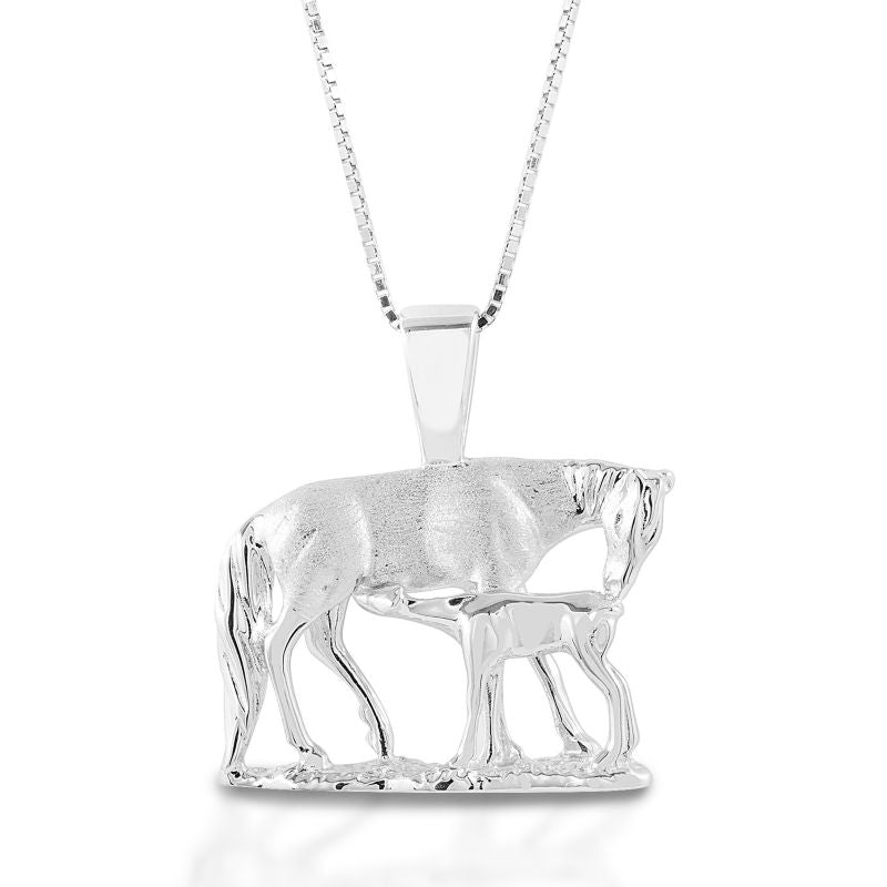 Kelly Herd Nursing Mare and Foal Necklace