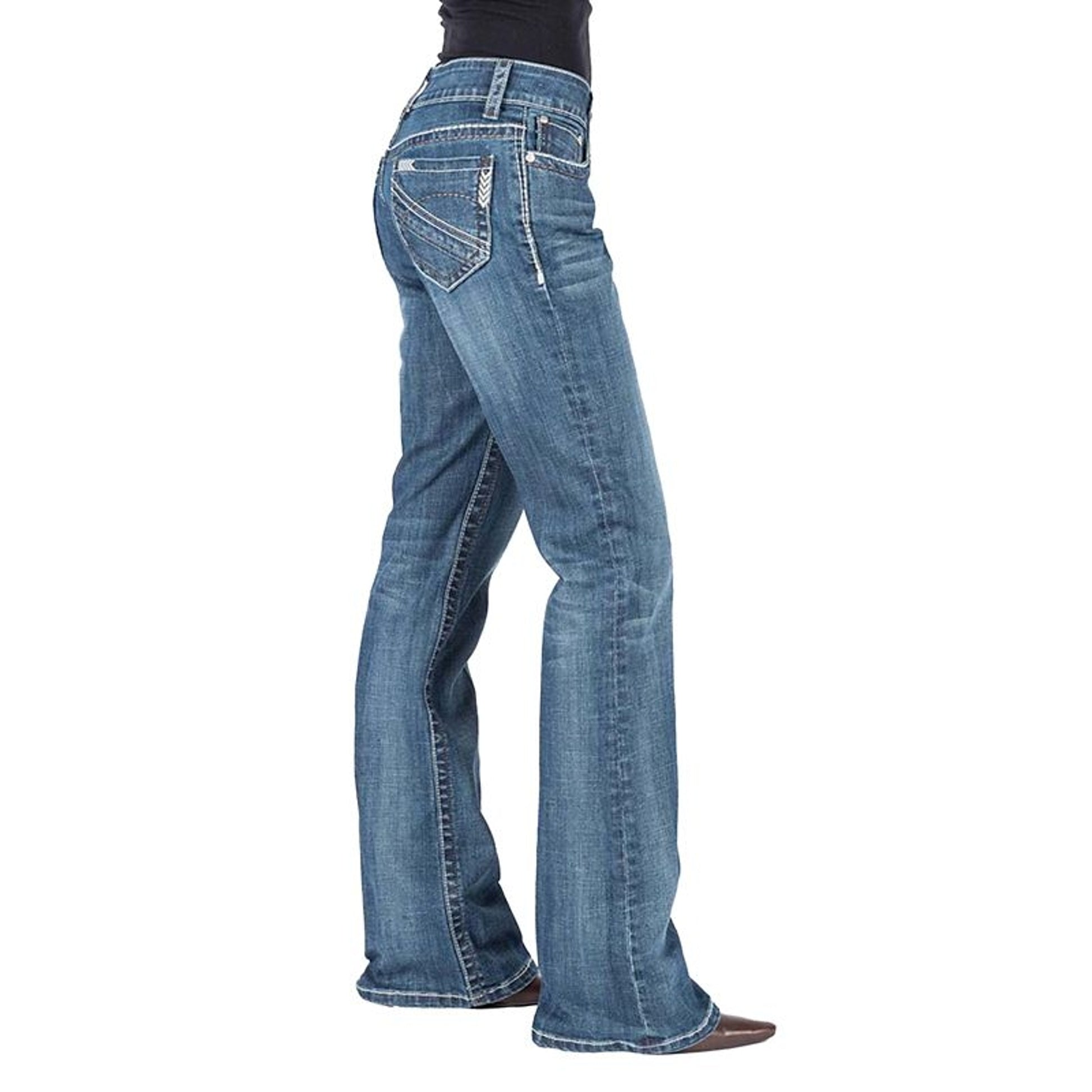 Stetson Ladies Chevron Back Pocket Jean