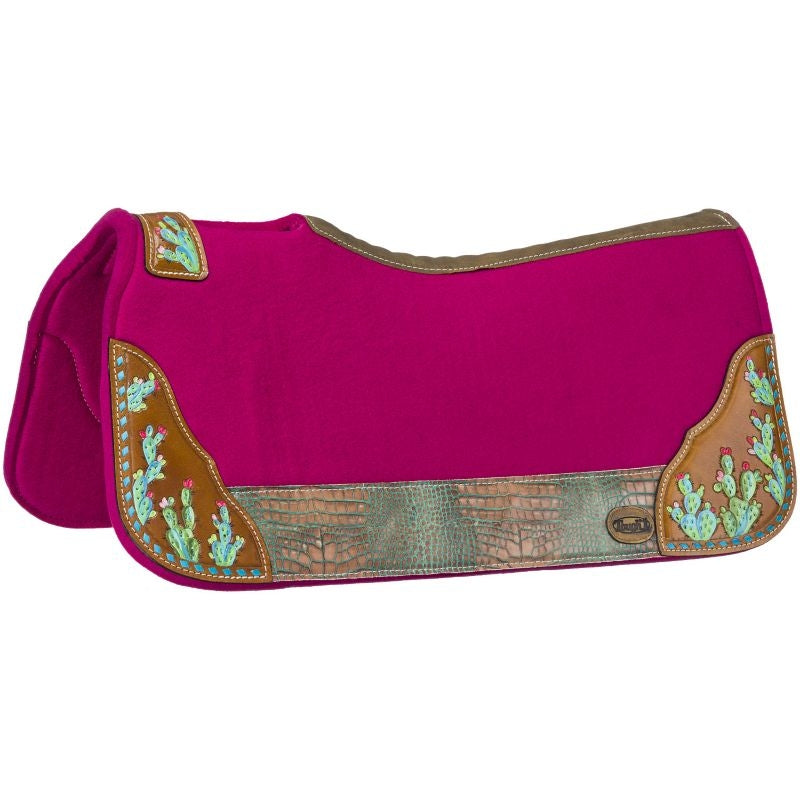 Tough1 Hand Painted Cactus Saddle Pad