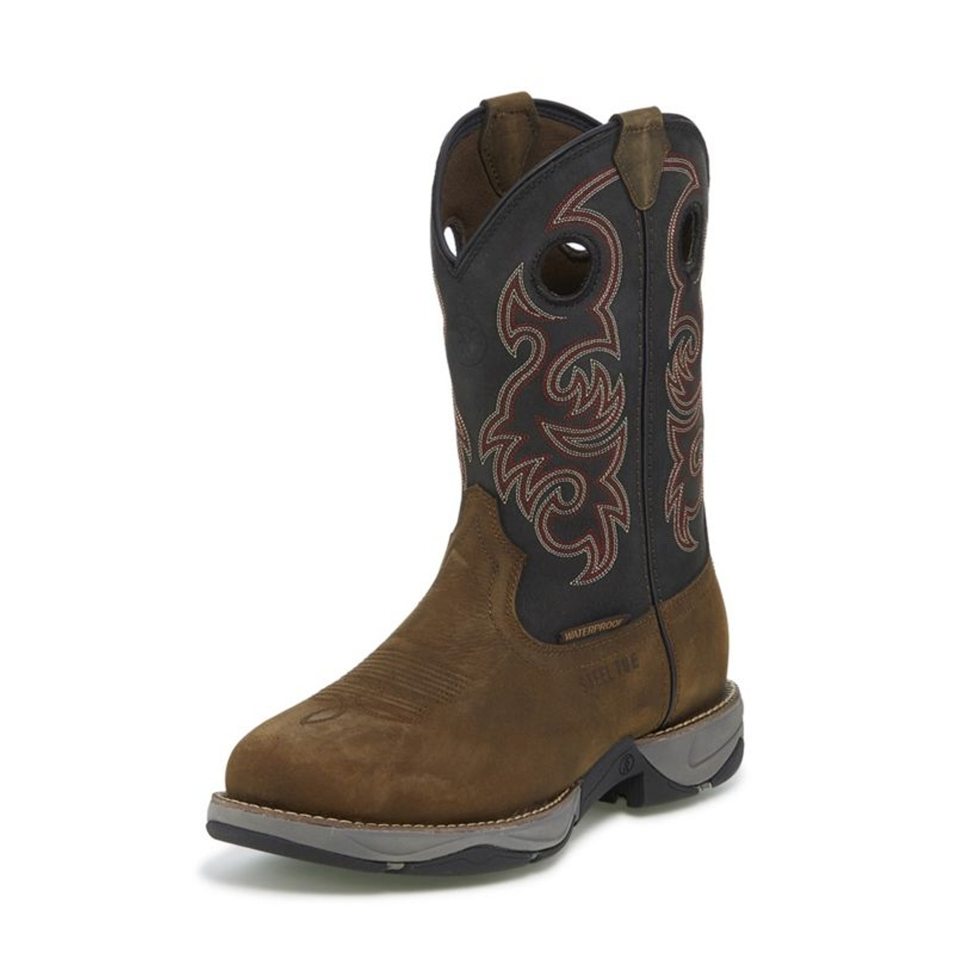 Tony Lama Mens Rnd Toe Junction Blk Boots