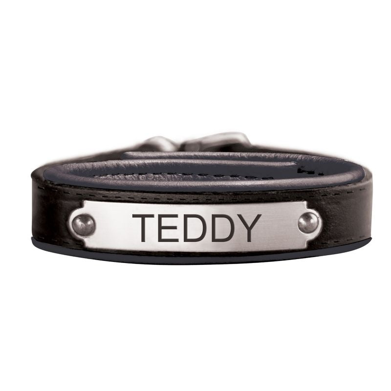 Perri's Personalized Padded Leather Bracelet