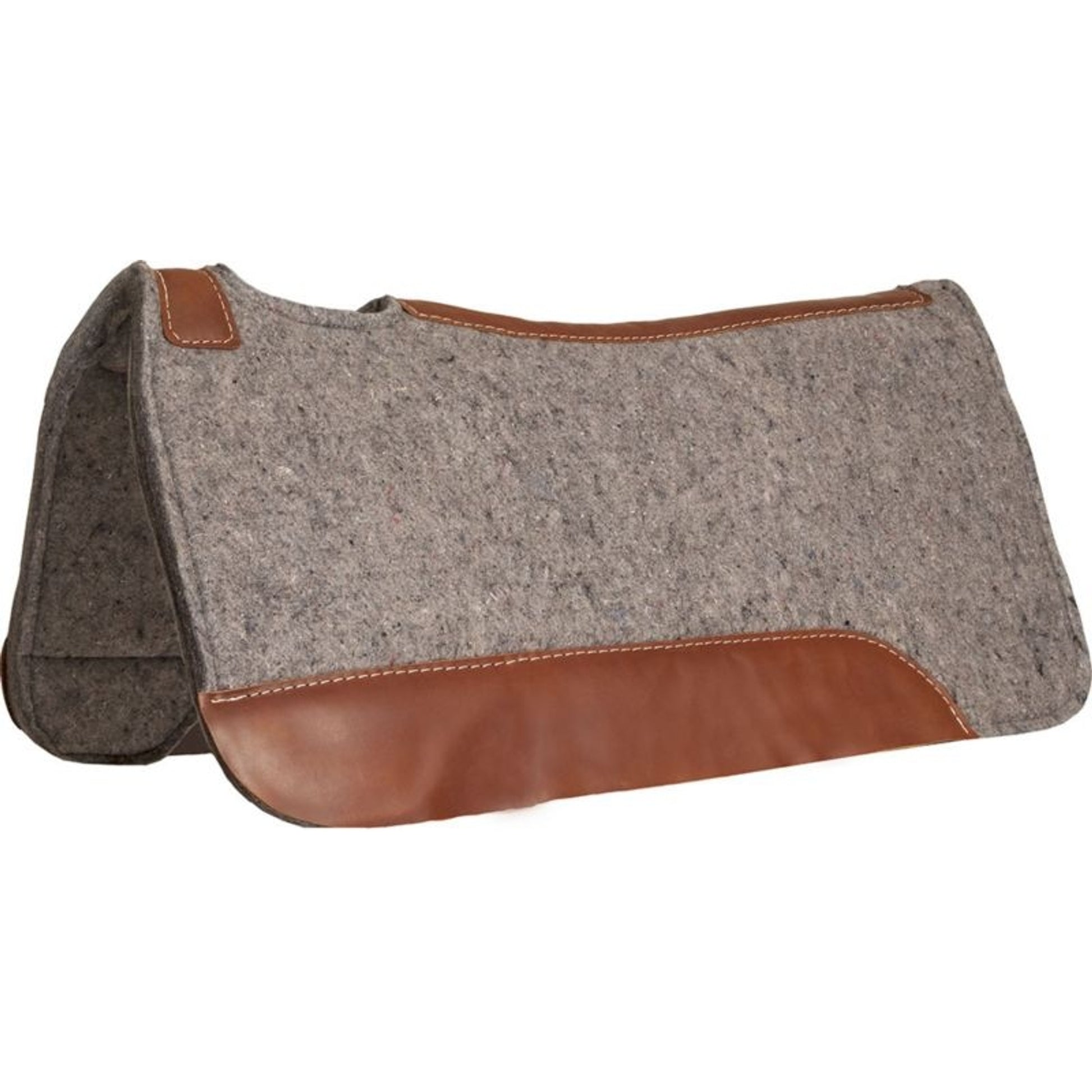 Mustang Blue Horse Contoured Felt Pad Gray