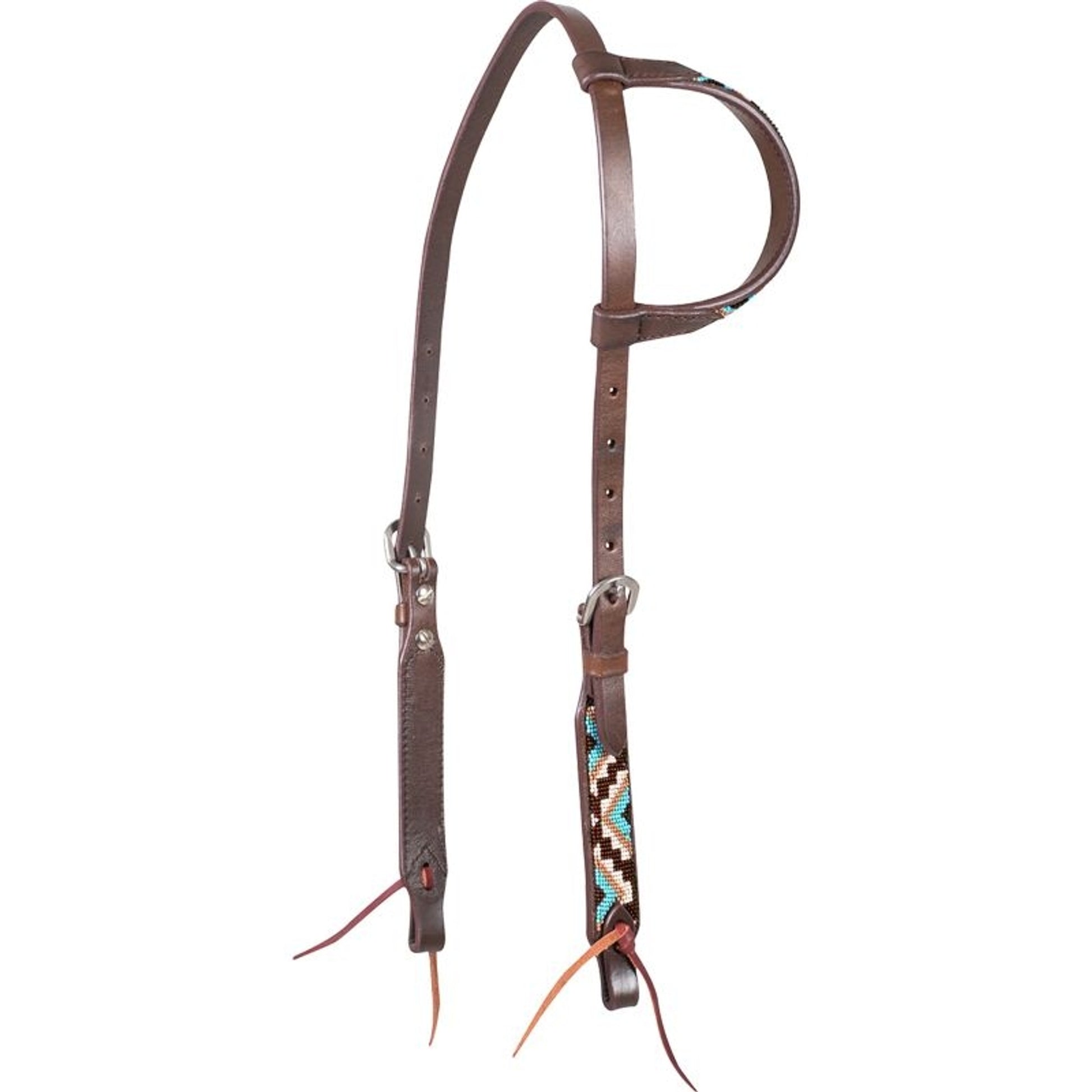 Cashel Beaded Slip Ear Headstall