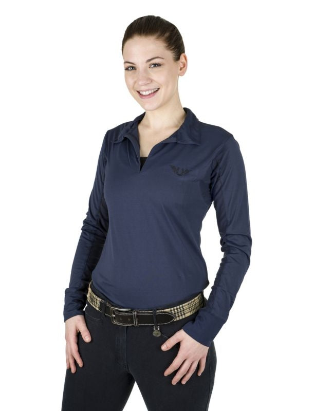 TuffRider Ladies Taylor Long Sleeve Polo