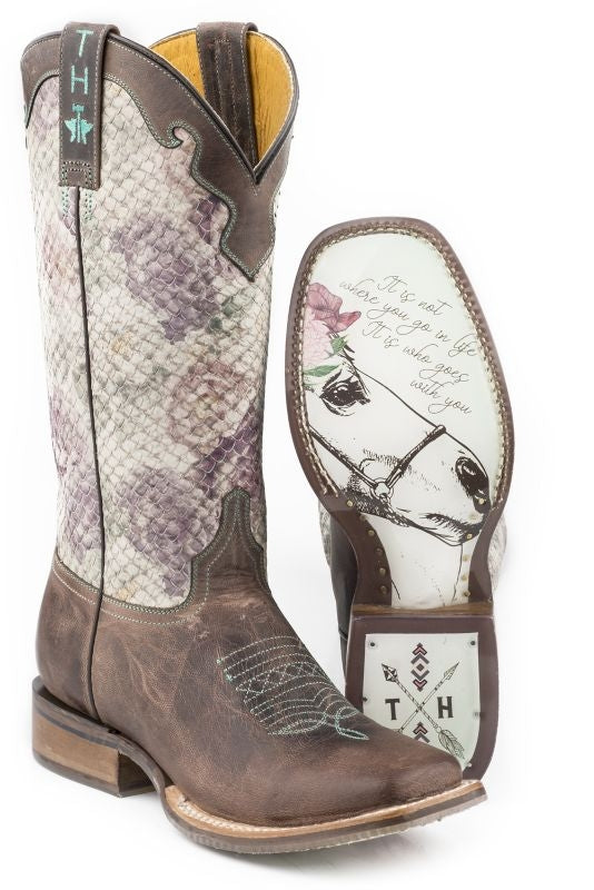 Tin Haul Ladies Rosealiscious Boots