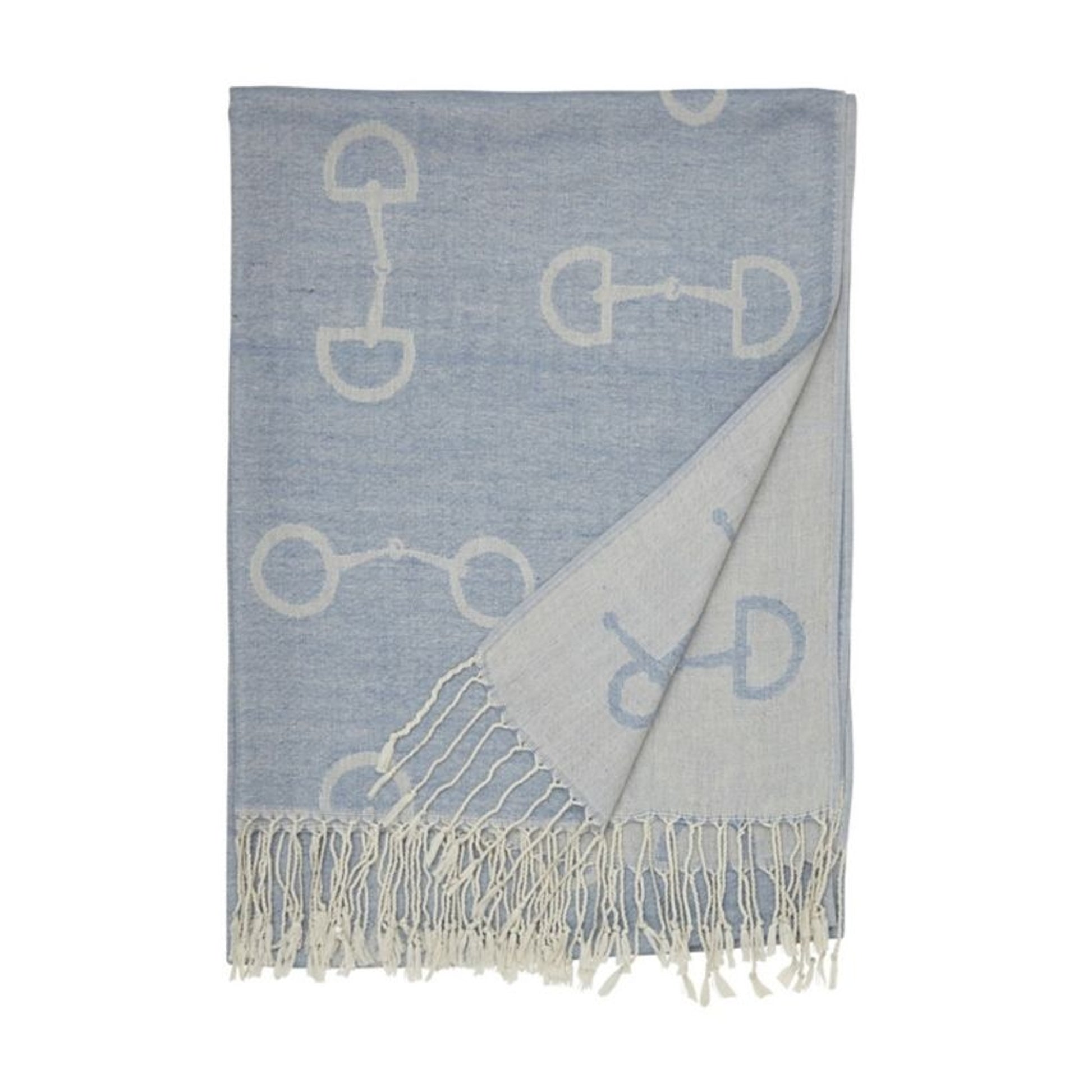 Lila Snaffle Bit Pashmina Scarf