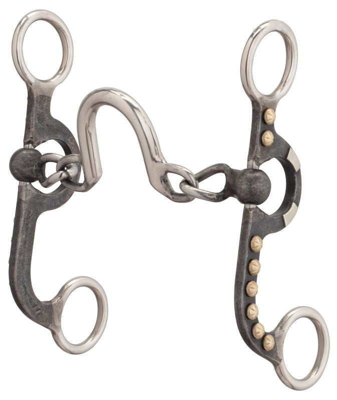 Weaver Leather 4 5/8in Pony Chain Mouth with Port Bit