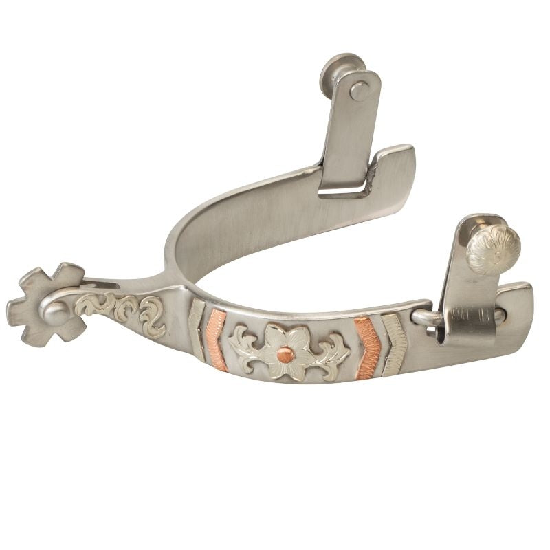 Weaver Leather Ladies Floral Chevron Spurs