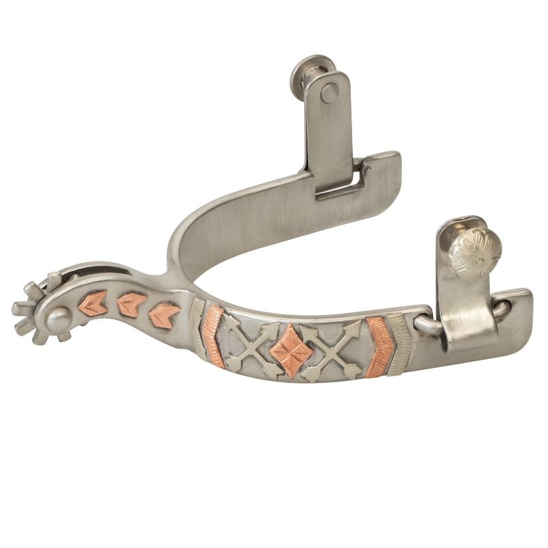 Weaver Leather Ladies Steel Arrow Cross Spurs