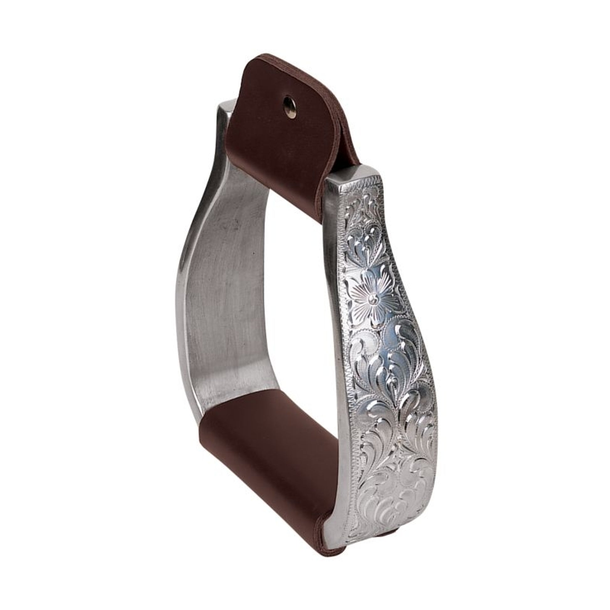 Weaver Leather Aluminum Engraved Visalia Stirrups
