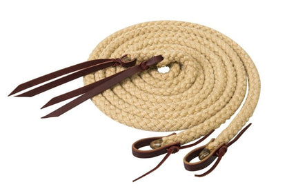 Weaver Silvertip Hollow Braid Split Reins
