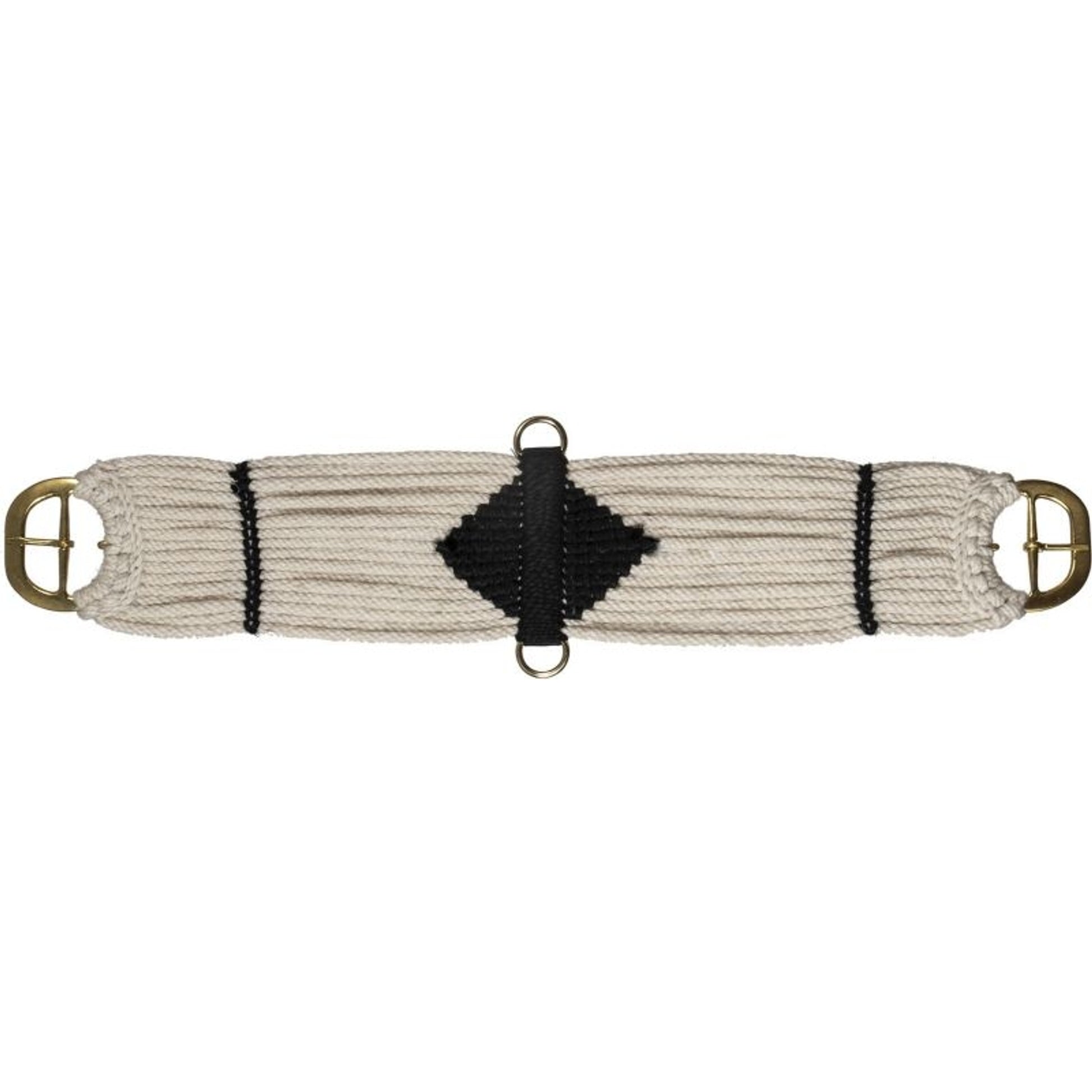 Mustang Diamond Center Mohair Brass Cinch