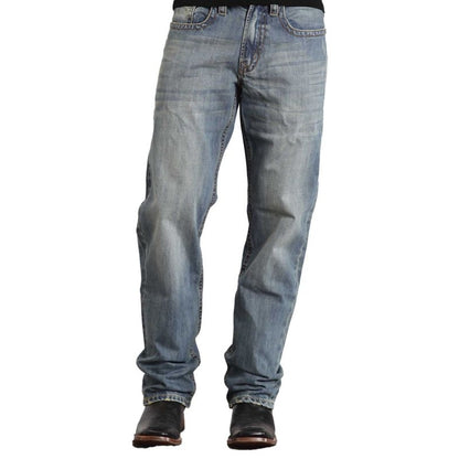 Stetson Mens 1520 Fit Tack Light Wash Jeans