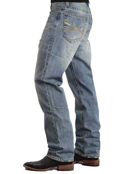 Stetson Mens 1520 Fit Tack Light Wash Jeans