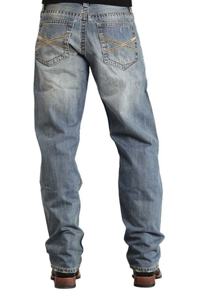 Stetson Mens 1520 Fit Tack Light Wash Jeans