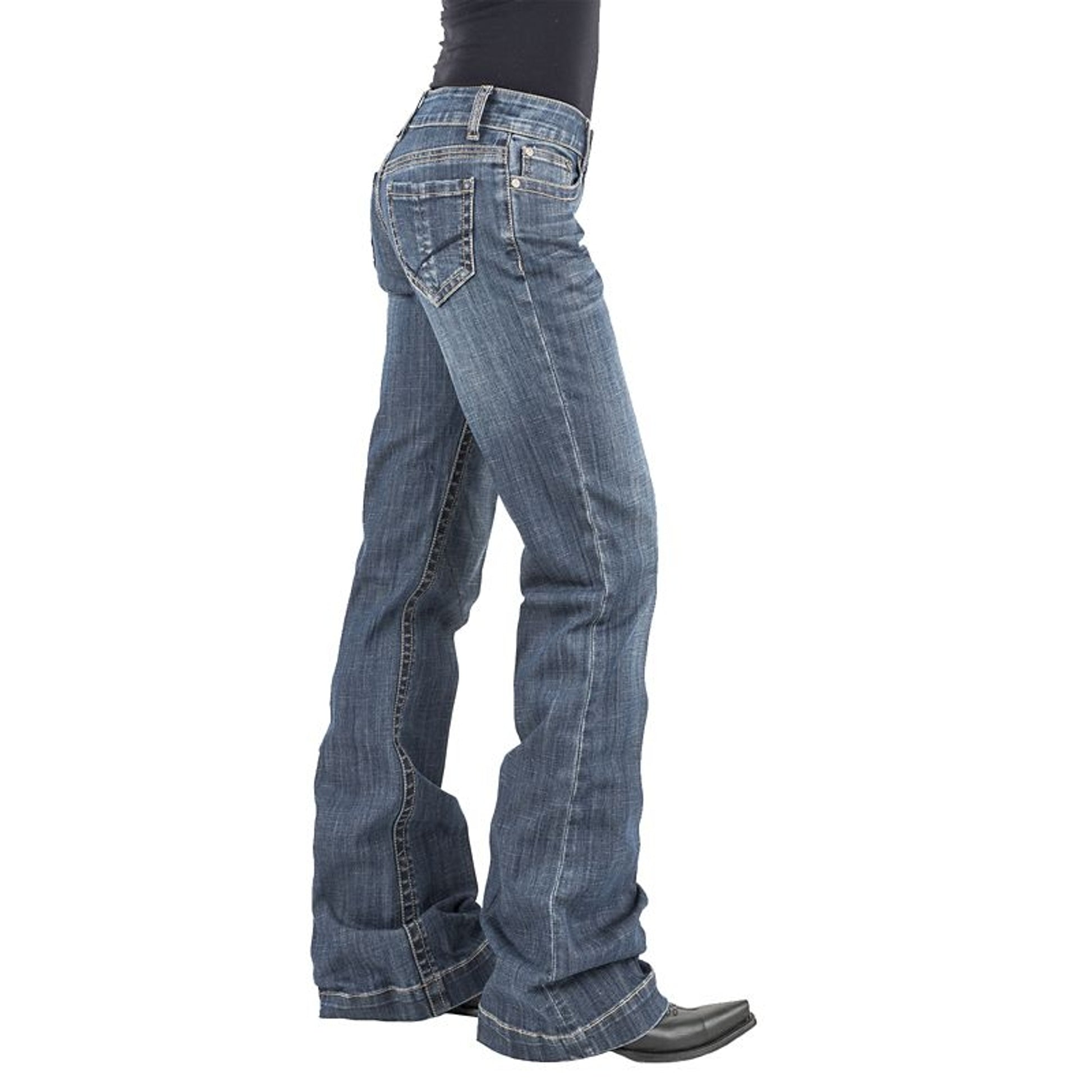 Stetson Ladies Vertical Seam Pkt Jeans