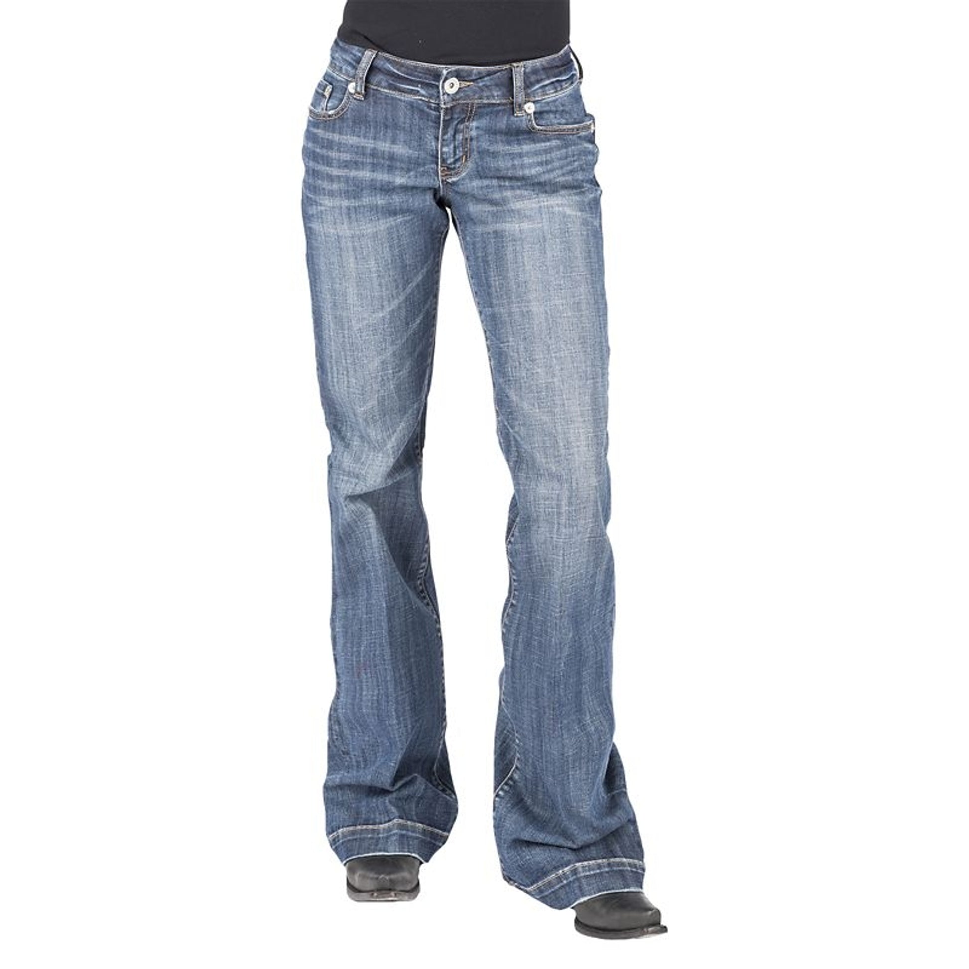 Stetson Ladies Heavy Blue Thread Jeans
