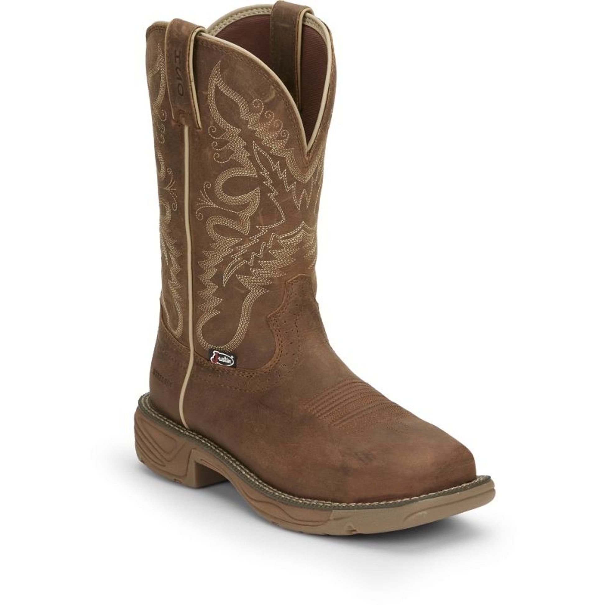 Justin Ladies Rush Sq Toe Work Boots
