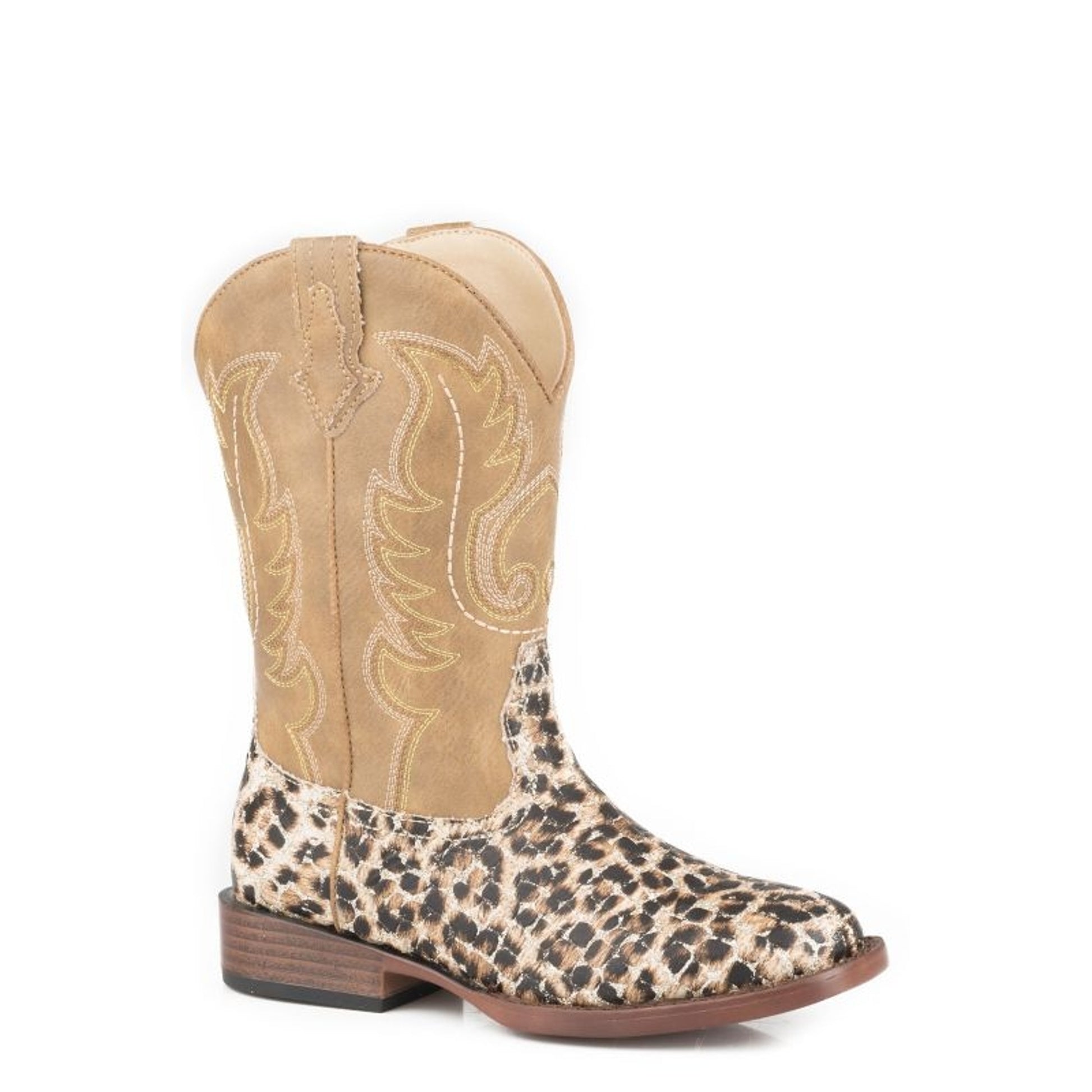 Roper Childs Glitter Leopard Boots