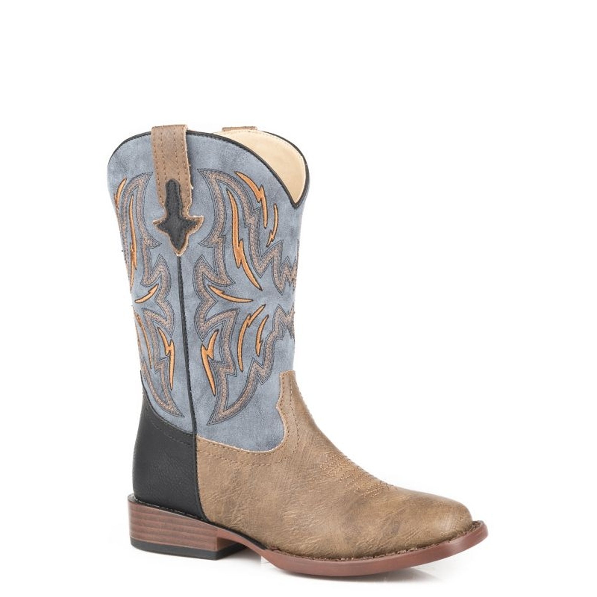 Roper Little Kids Dalton Square Toe Boots