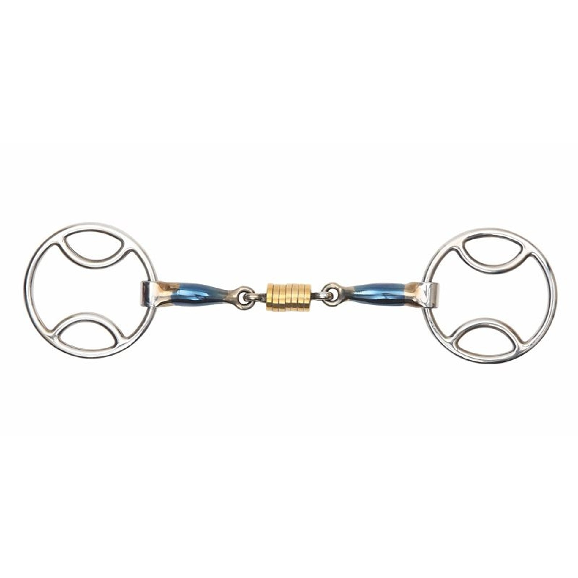 Shires Blue Sweet Iron Bevel Roller Link Bit