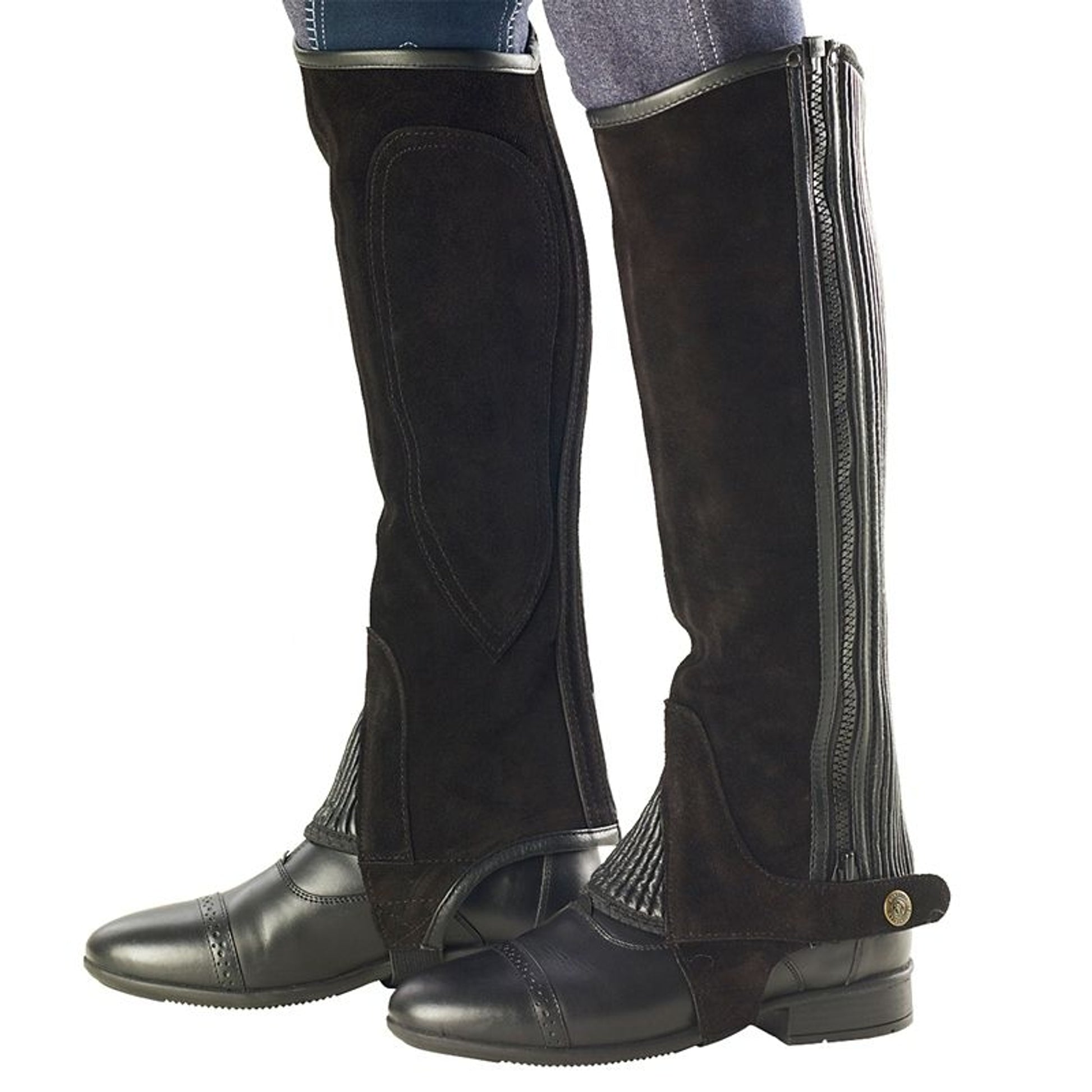 Ovation Childs Ribbed Suede Half Chaps