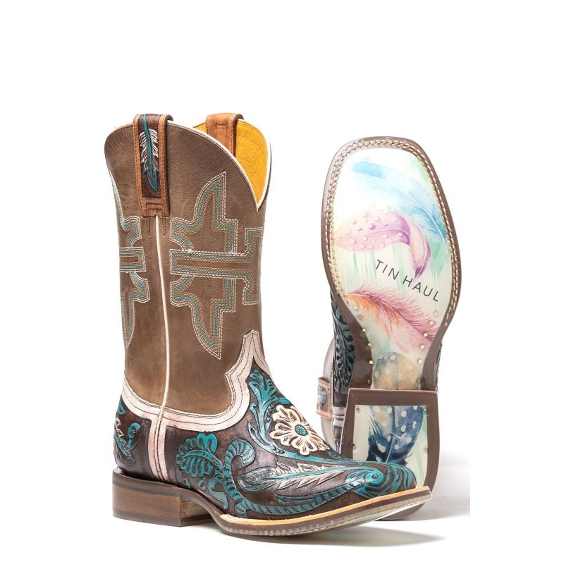 Tin Haul Ladies Lone Flower Boots