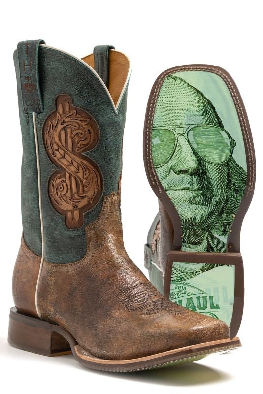 Tin Haul Mens Top Dollar Boots