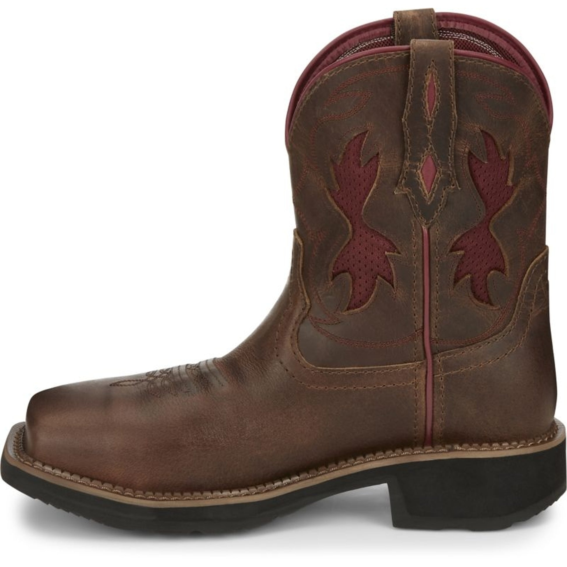 Justin Ladies Lathey Comp Toe Boots